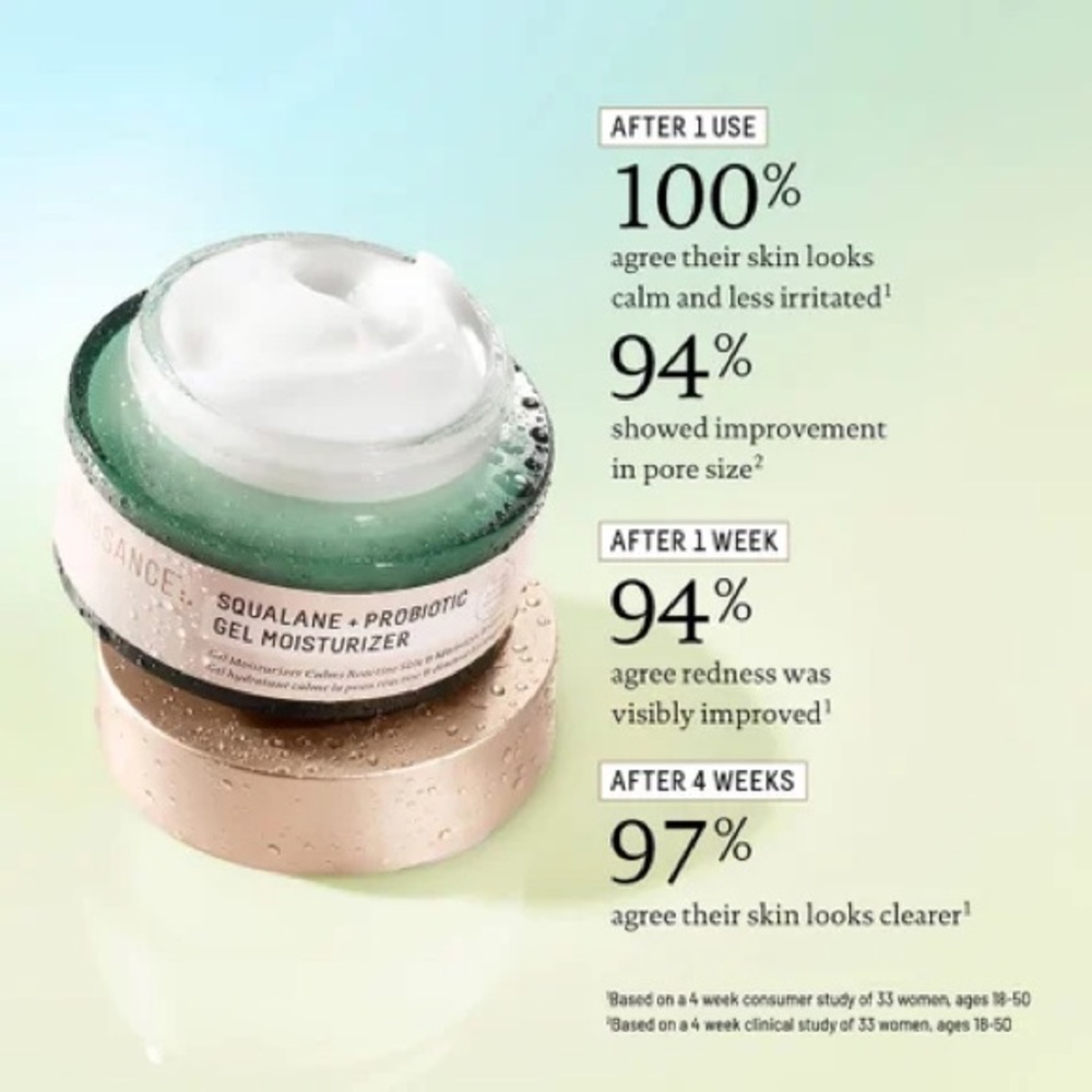 Biossance Squalane + Probiotic Gel Moisturizer - NIB | 15mL/0.5oz | Highly Rated - Picture 7 of 12